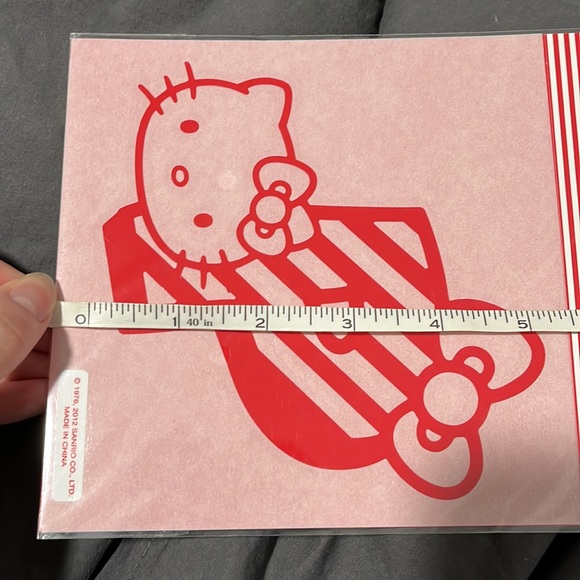 Hello Kitty Letter “P” Car Window Decal - Picture 8 of 9